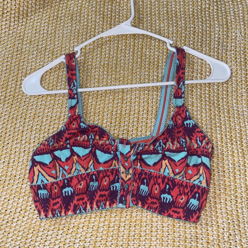 Free People Aztec bralette crop